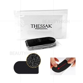 The Ssac Heal Skin Exfoliator Refill Pack (10 Sheets) 39mm x 80mm, 5 Sheets each of 100 Grit and 180 Grit, Foot Exfoliation, Foot Care / 더싹 힐스킨각질제거기 리필용(10매) 39mmX80mm 100Grit 180Grit 각5매 발각질제거 풋케어