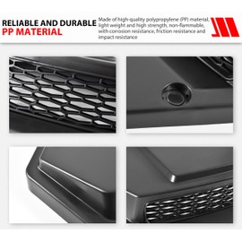 SAUTVS Sport Hood Scoop with Mesh for CFMOTO ZFORCE 950 20-24, Sporty Hood Scoop with Grille Kit Front Hood Cover for CFMOTO ZFORCE 950 H.O. EX Sport 2020-2024 Accessories