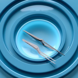 1 Piece Silver Professional Spiral Design Stainless Steel Ear Tweezers Ear Clip Dug Earwax Tools，Ear Care