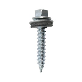 Grip-Rite Pro-Twist No. 9 x 1-1/2 in. L Hex Round Washer Head Sheet Metal Screws 1 lb. - Case of: 1;