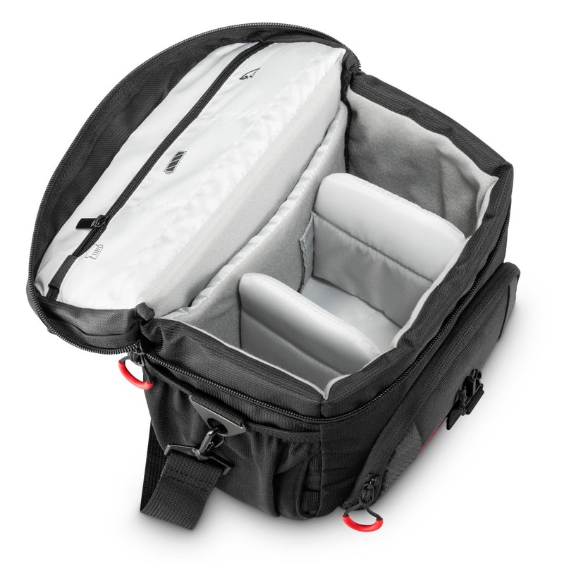 Hama Phoenix 140 Camera Case - Black, red, Modern