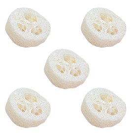 5Pcs Natural Loofah Sponges，Natural Loofah Slices Soap Holder， Organic Sponge Bath for Shower，Natural Loofah Soap, Cleaning Products