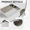 Blulu Water Heater Drain Pan Wall Mounted Tankless Stainless Steel