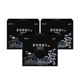 Jongkundang 종근당 홍침원골드 선물세트 3박스 Jonggeun-dang Hongchimiwon Gold Gift Set 3 Boxes