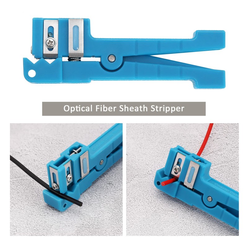 EMSea 45-163 Fiber Transverse Loose Tube Stripper Blue Fiber Optic