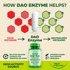 DAO Enzyme Supplement Diamine Oxidase Histamine, 60 Capsules