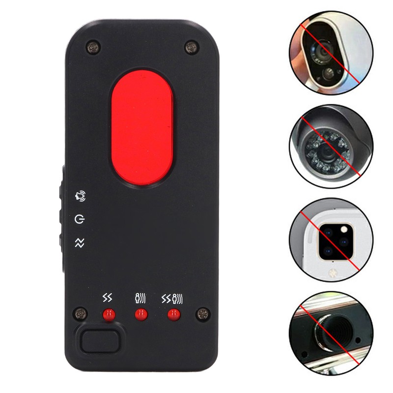 GPS Detector Black One Touch Alarm Portable Jitter Motion Detection