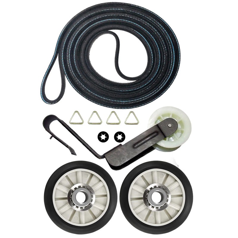 Aftermarket Amana NGD4655EW2 Dryer Rollers Belt Pulley Kit