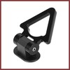 HEROFFIX 2 Set Universal Black Triangle Shaped Car Tow Hook