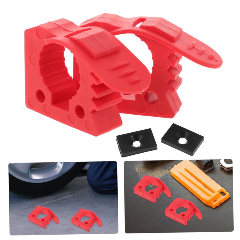 KOMBIUDA 2pcs Adjustable Rubber Clamp for Mounting Tools Quick Release