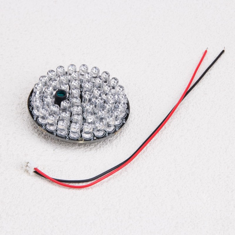 ZORZA 2Pcs 12V 850nm IR LED Illuminator Board with Cable