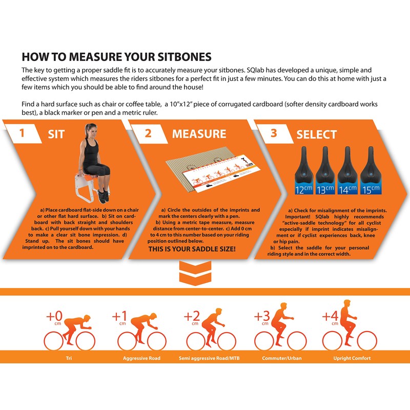 SQlab 612 Ergowave S-Tube Bicycle Saddle