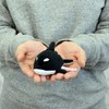 Niki Keychain, Orca Whale 3.9 inches (10 cm), Kids, Black,
