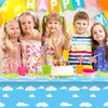 Blue Party Table Cloth Plastic Table Cover 274 x 137