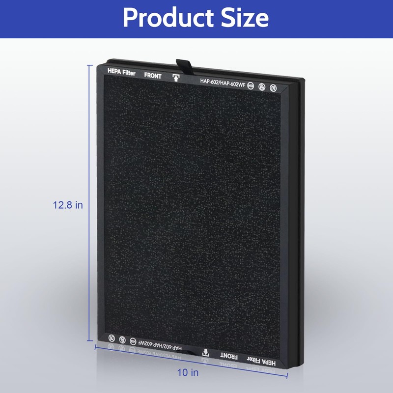 XBGG HAP602 Replacement Filter Compatible with ECOSELF Air Purifier
