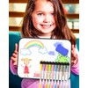 Nicpro 2 Pack Dry Erase Whiteboard A4, Magnetic Double Sided