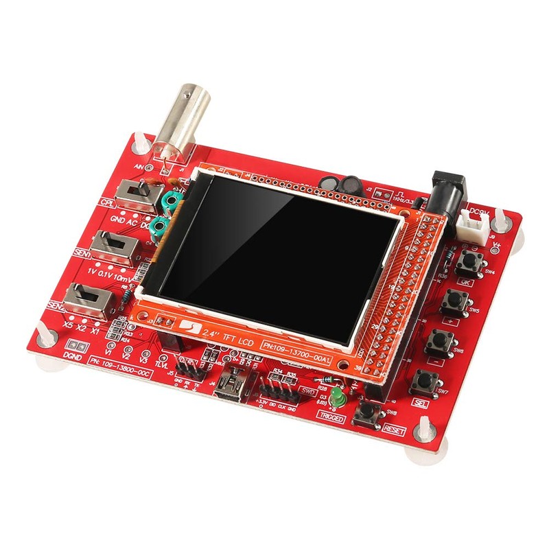 DSO 138 Oscilloscope Kit Open Source with Probe 2.4" TFT