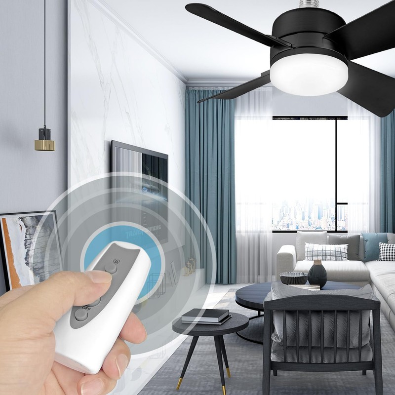 HODSEUKIN Replacement Remote Control for Socket Fan Light – Compatible