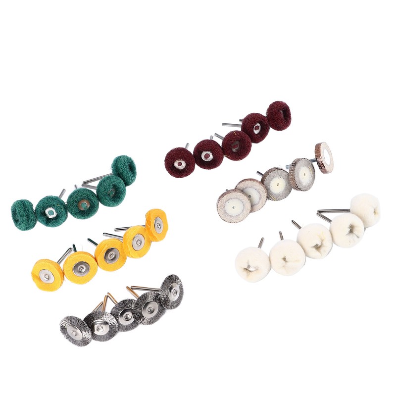30Pcs Polishing Buffing Wheel Kit Metal Rust Removal with 0.4cm