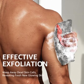 Xeiophoy 2PCS Soap Bags, Soap Savers and Bar Soap Pouch for Deep Exfoliating, Body Scrubber Shower Sponge, Exfoliating Soap Saver Bag for Bath, Premium Exfoliating Soap Bag, Soap Sock in Shower