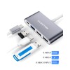 LENTION Hub USB C con USB3.0&USB2.0, 100W PD, Adaptador Tipo