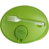 Salad Box Set Consisting of Salad Box, Fork and Dressing