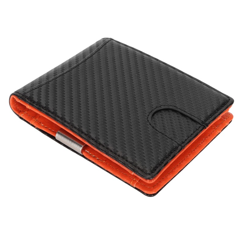 Men Slim Wallet 10 Credit Card Holder Slots Leather Money