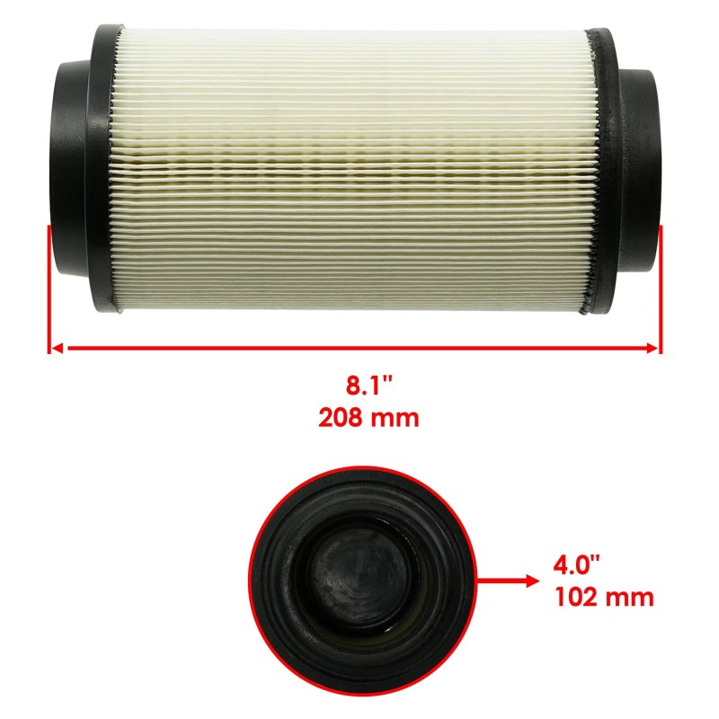 Caltric Air Filter w/Prefilter Intake Air Sleeve For Polaris Scrambler