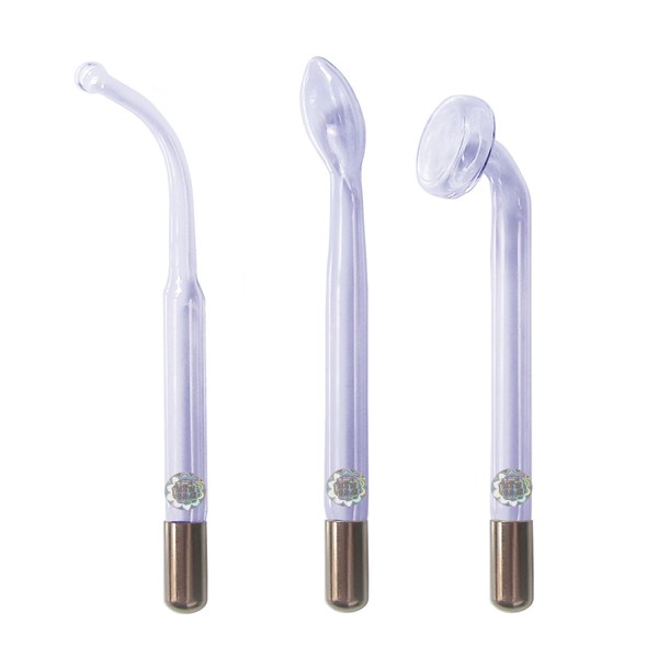 Set of 3 Electrodes for Home Use High Frequency Facial Machine 11.0mm. The electrodes are Direct Replacements for NEW SPA Home Use HF Device.