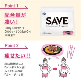 SAVE Carnitine Powder (17.6 oz (500 g)