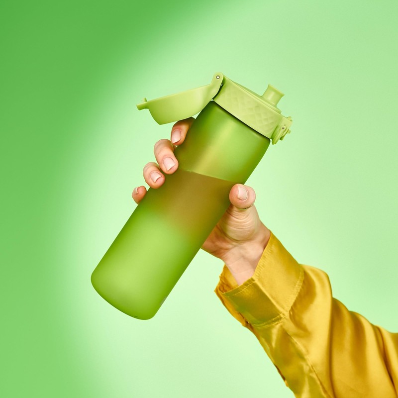 ion8 Leak-Proof Slim Water Bottle, BPA-Free, Green, 500 ml