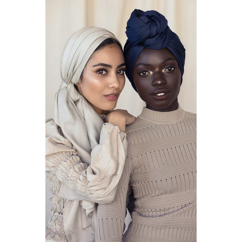 Harewom Headwraps for Women African Turbans Stretch Jersey Knit Scarf