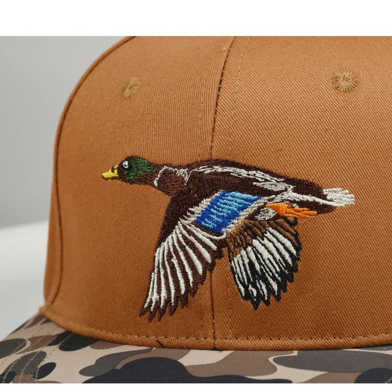 EDTREK Performance Outdoorsman Snapback Truck Hat with Flat Brim -