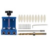 Pocket Hole Drill Guide Aluminum Alloy Household Woodworking Hole Punch