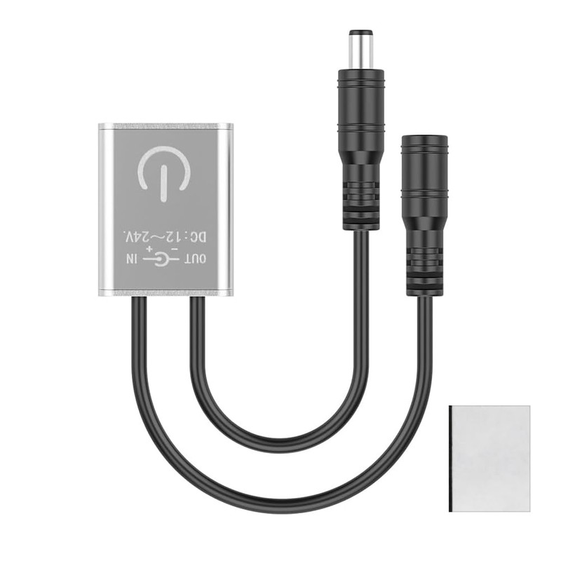 Veumoie DC 12V 24V Touch Dimmer Switch Brightness Adjustment Monochrome