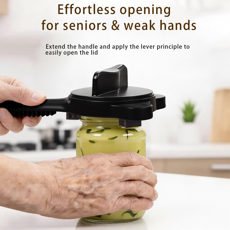 4-in-1 Jar Opener | Adjustable Jar Opener for Seniors Kitchen