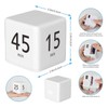 Pomodoro Cube Timer, Productivity Visual Timer 5/25/15/45 Minutes Preset, Desk