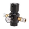 CO2 Mini Regulator Aluminum Alloy Brass Stainless Steel 8mm Dual