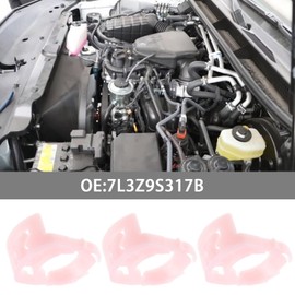 SG Store 20PCS Car Fuel Line Retaining Clips 7L3Z9S317B Plastic Pipe Guide Fastener Clip Automotive Fuel Line Replacement Parts Pink