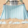 Aegero Quick Dry Sand Free Turkish Beach Towel - Aqua