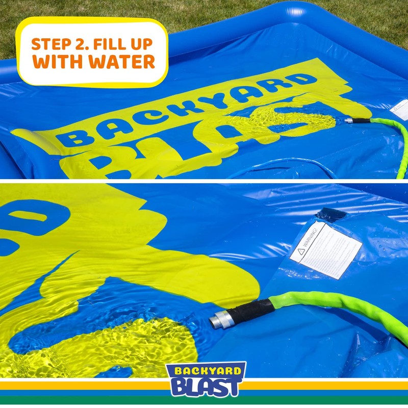 BACKYARD BLAST 8’ x 6’ Splash Zone, Water Slide Splash