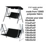 Replacement Swing Seat Cover for Garden Swing Black 120 x