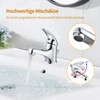 Bathroom Tap with Pull Rod, Small Single Lever Basin Mixer