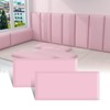3D Anti-Collision Wall Padding for Kids, Peel and Stick Upholstered