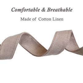 Farcaya Ukulele Strap Soprano Concert Tenor Baritone Banjo Mandolin Cotton Linen Leather Ends Uke Musical Instrument Accessories Picks Lock Button Screw (Light Brown)