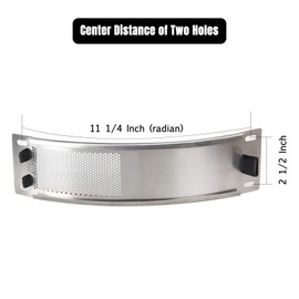 Dracarys Green Egg Replacement Parts Stainless Steel Draft Door Kit BBQ Parts Big Green Egg Parts Accessories Fit for Medium & Large Big Egg Grill, with Punched Mesh Screen