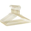 Beautiful Gold Aluminum Metal Suit Hangers Heavy Duty Coat Hangers