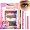 BTLLSSH Lash Extension Kit Individual Lashes Cluster D Curl Eyelash