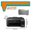Funda P/impresora Epson Ecotank L3250. Vs Agua Y Polvo Plateado