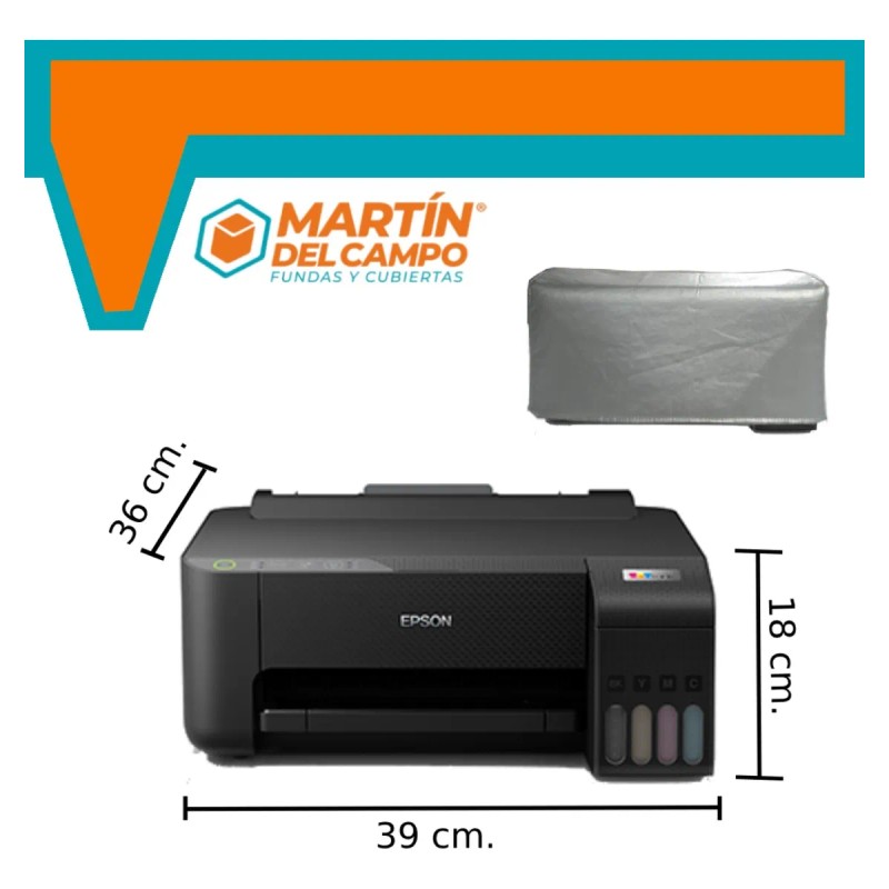 Funda P/impresora Epson Ecotank L3250. Vs Agua Y Polvo Plateado